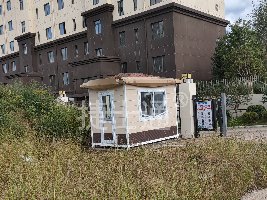 戶外成品崗亭到貨現(xiàn)場